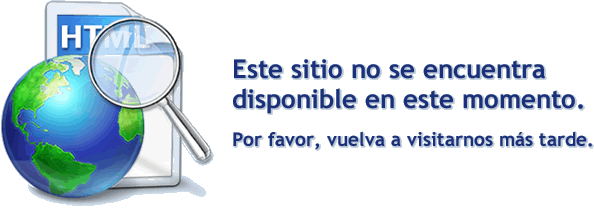 Sitio no disponible en este momento. Intente m�s tarde.